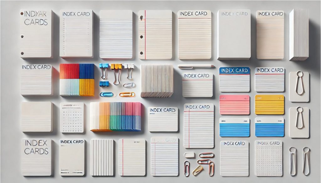 Arten von Karteikarten