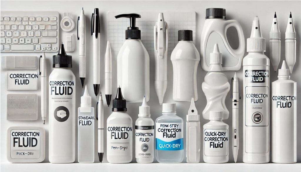 Types of Correction Fluid